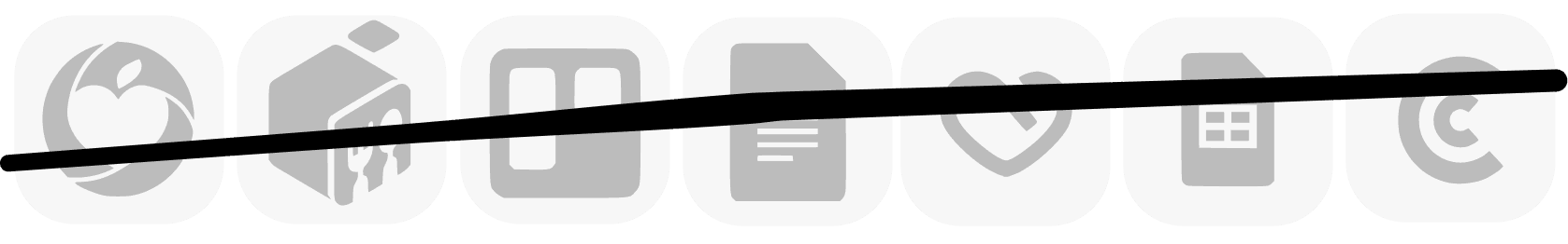 Comparação de ferramentas - Nutree substitui múltiplas ferramentas