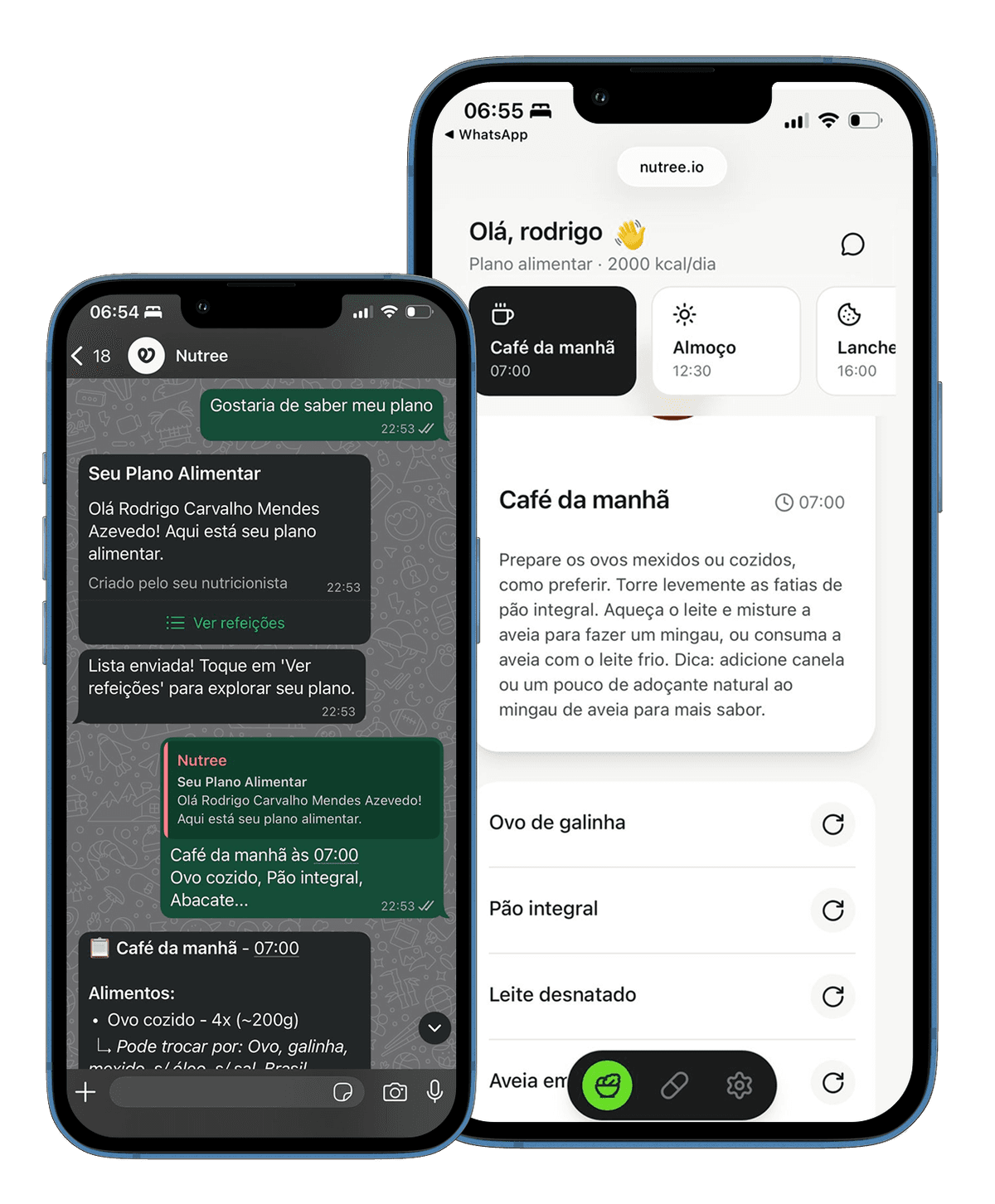 Nutree WhatsApp Example